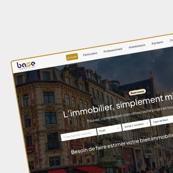 Base Immo website